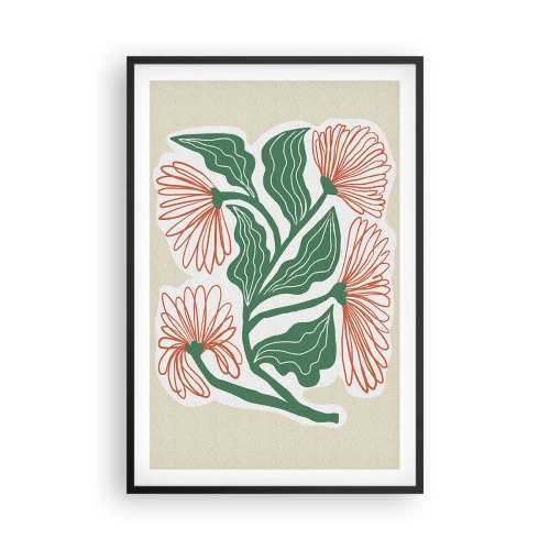 Plagát v čiernom ráme - Ľudové aj moderné - 61x91 cm