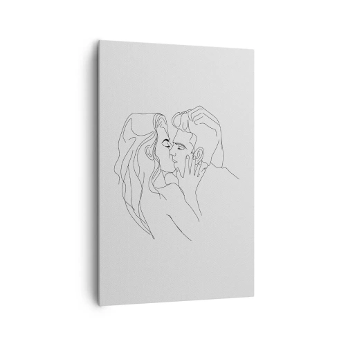 Obraz na plátne - Jedným ťahom - 80x120 cm