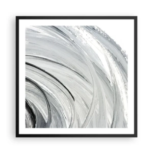 Plagát v čiernom ráme - Orbitálna kompozícia - 60x60 cm