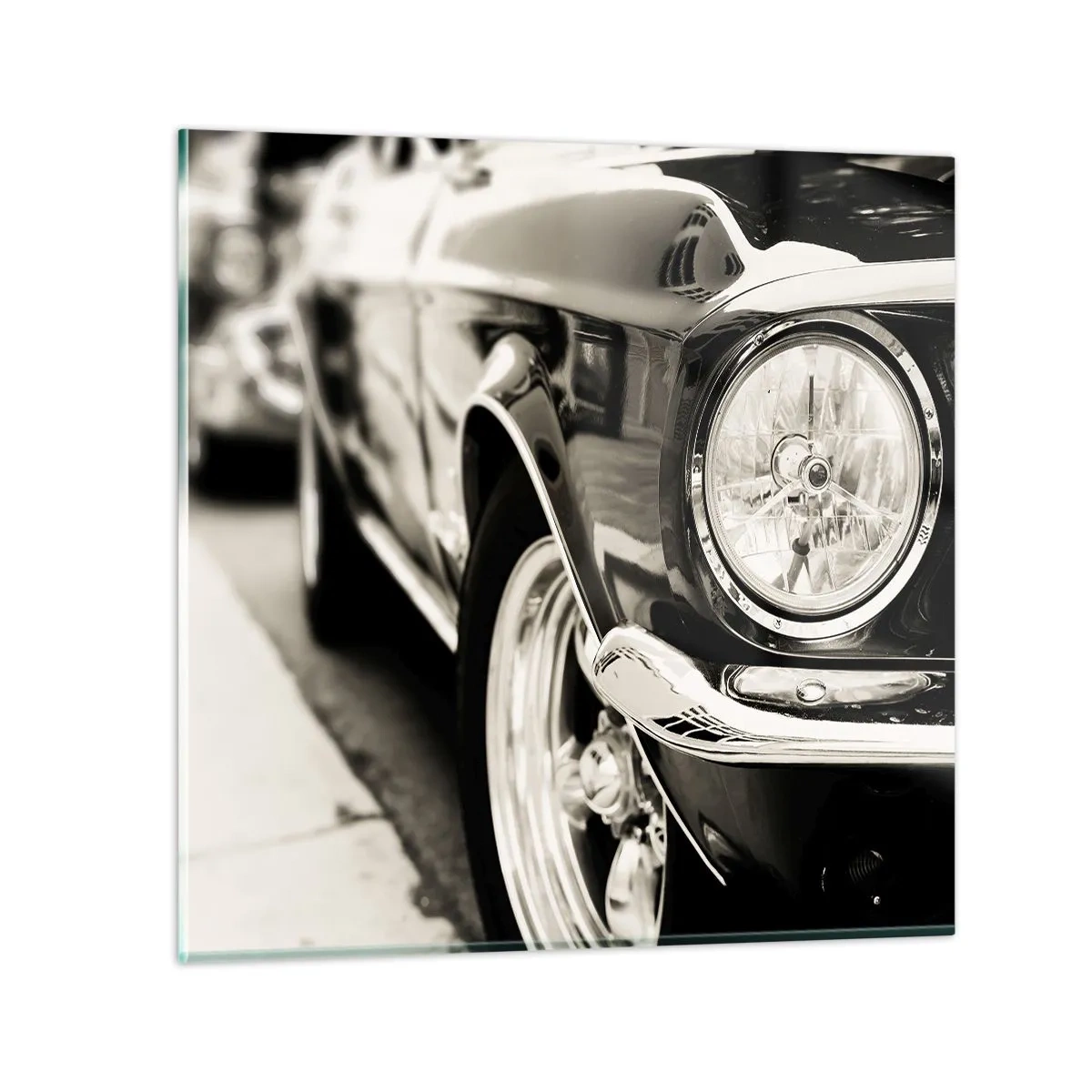 Obraz na skle - Nepominuteľný lesk - 60x60 cm