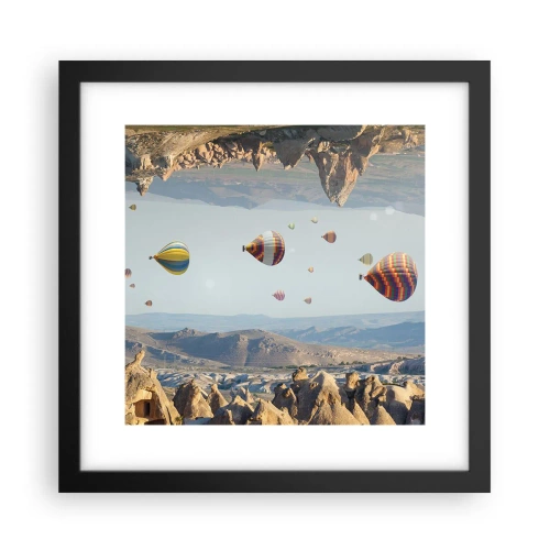 Plagát v čiernom ráme - Tu je možné všetko - 30x30 cm