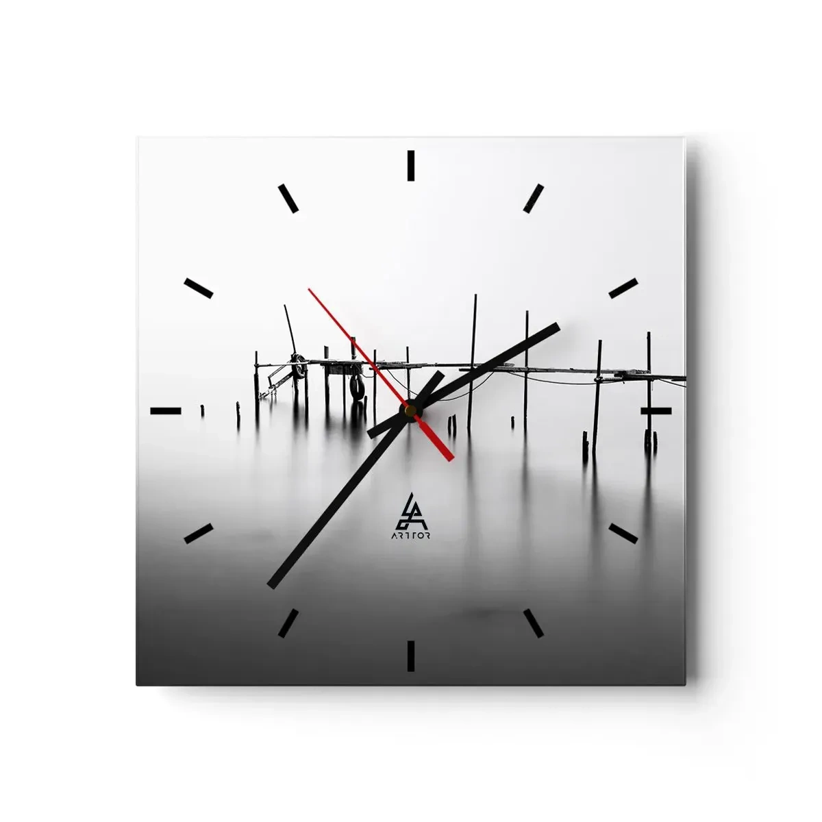 Nástenné hodiny - A čo keď svet nie je? - 40x40 cm