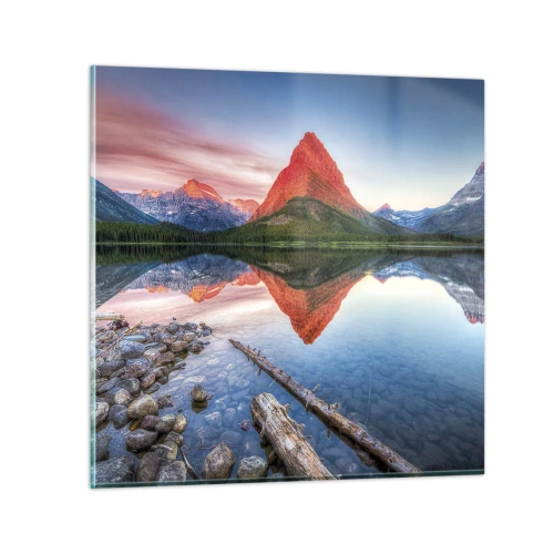 Obraz na skle - Teplo a chlad - 40x40 cm