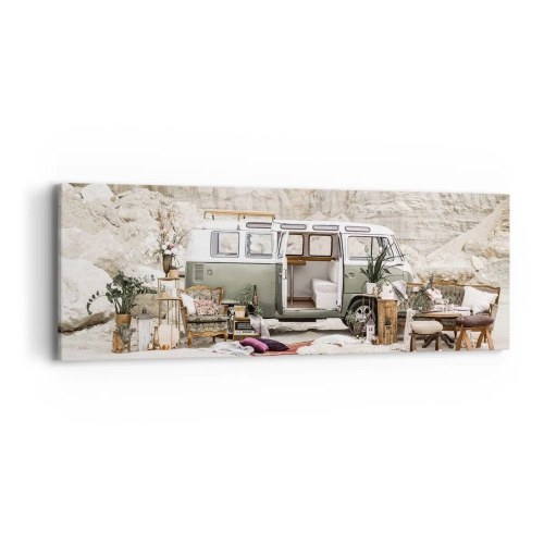 Obraz na plátne - Cesta práve začína - 90x30 cm
