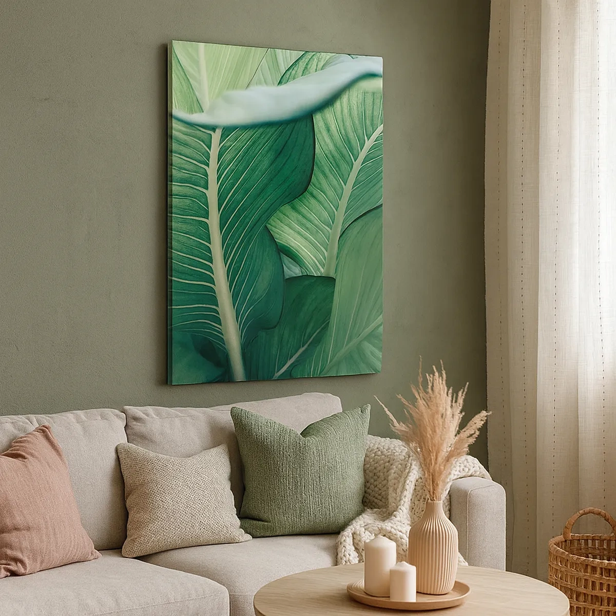 Obraz na plátne - Intenzívne zelený život - 50x70 cm