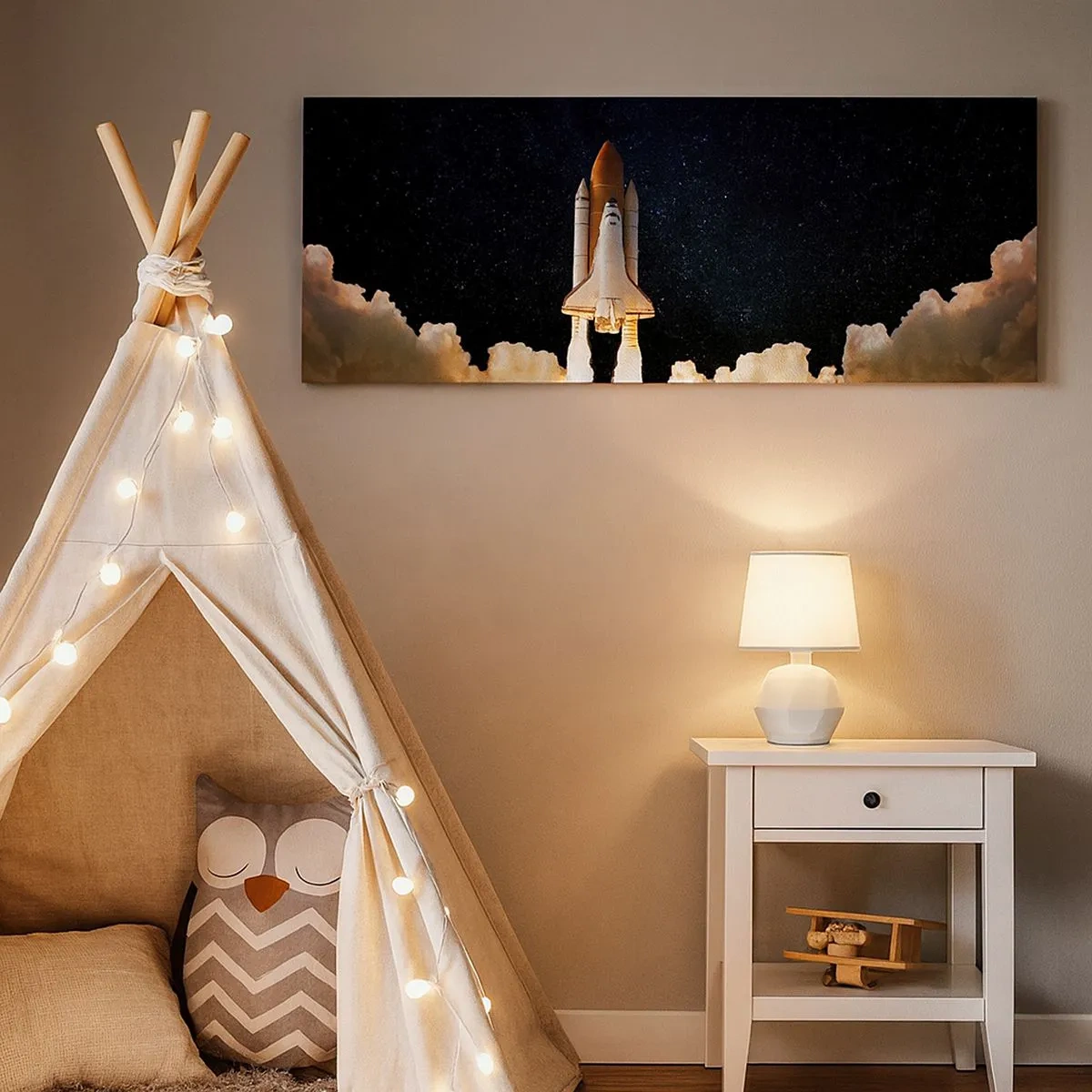 Obraz na plátne - Ad astra! - 100x40 cm