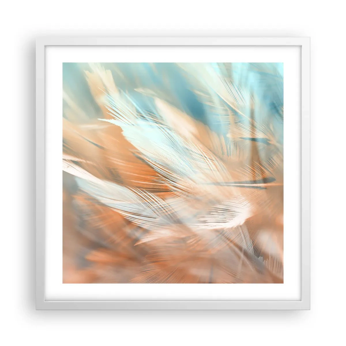 Plagát v bielom ráme - V krajine nehy - 50x50 cm