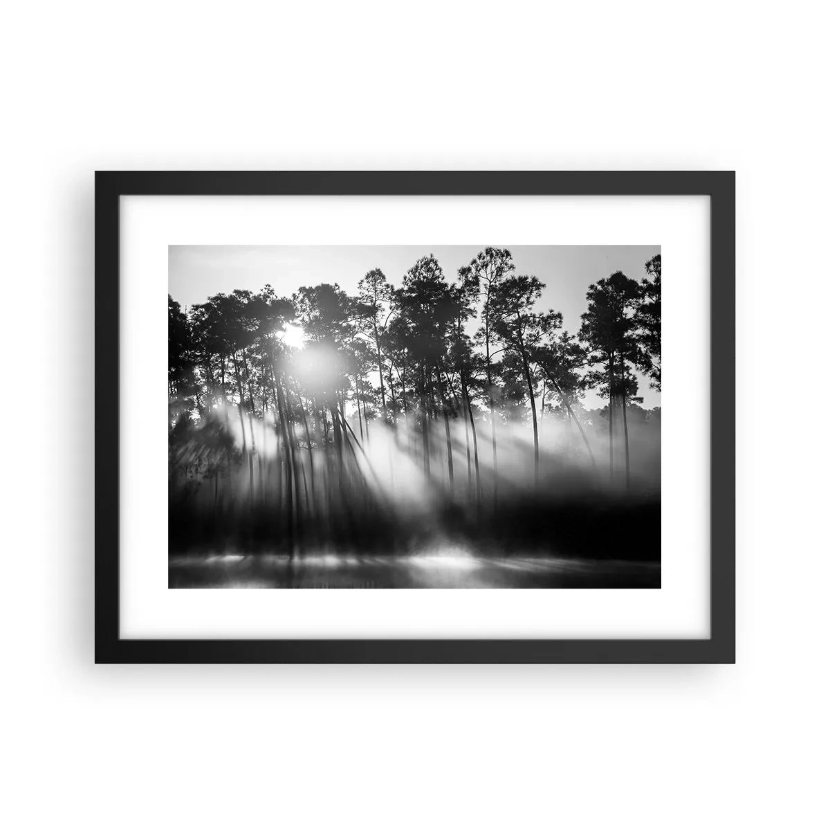 Plagát v čiernom ráme - Nezastaviteľné slnko - 40x30 cm