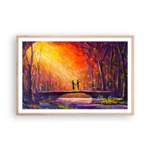 Plagát v ráme zo svetlého duba - Nebo ich tiež miluje - 91x61 cm