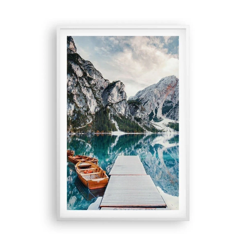 Plagát v bielom ráme - Ukážeme vám krásu - 61x91 cm