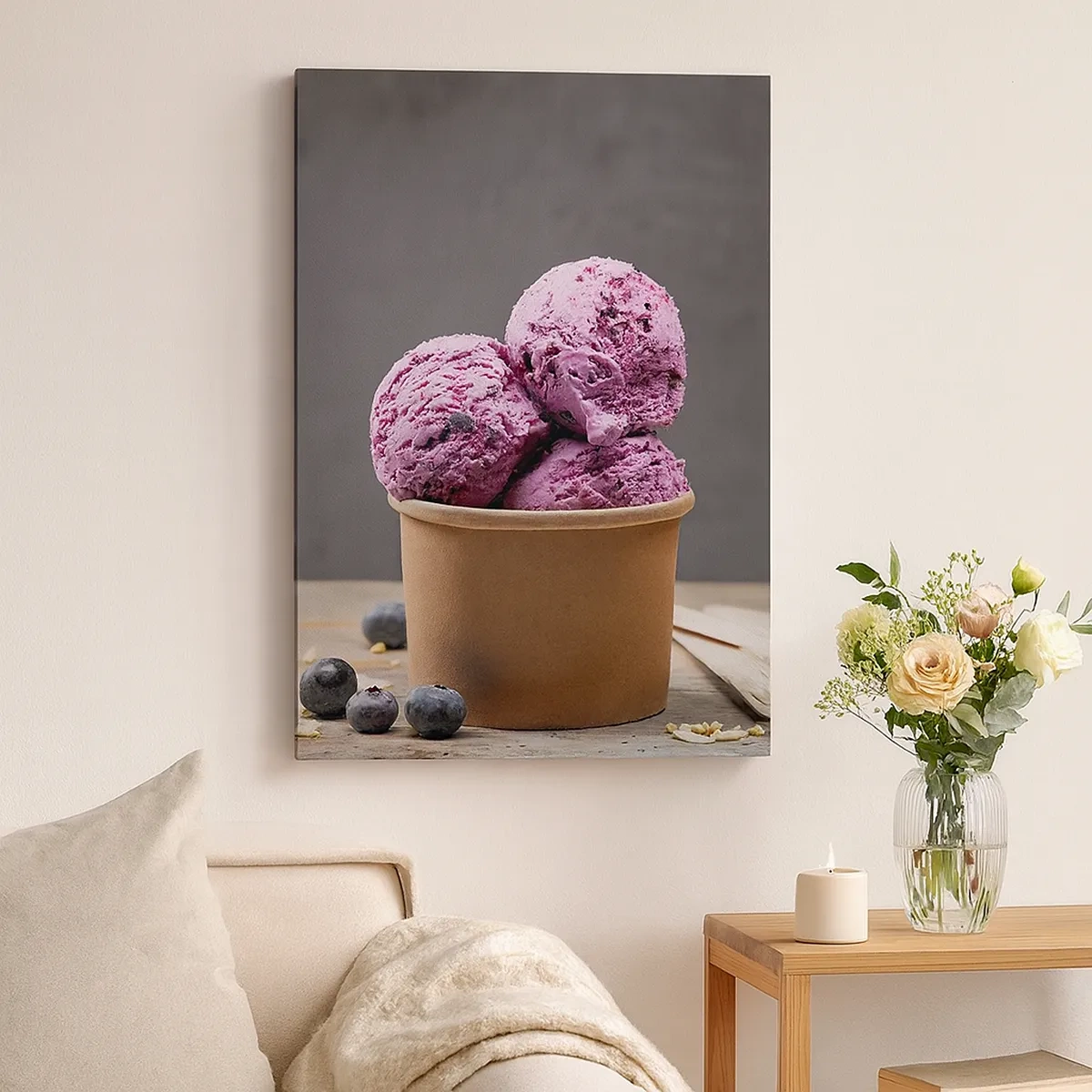 Obraz na plátne - Sladkosť a chlad - 50x70 cm