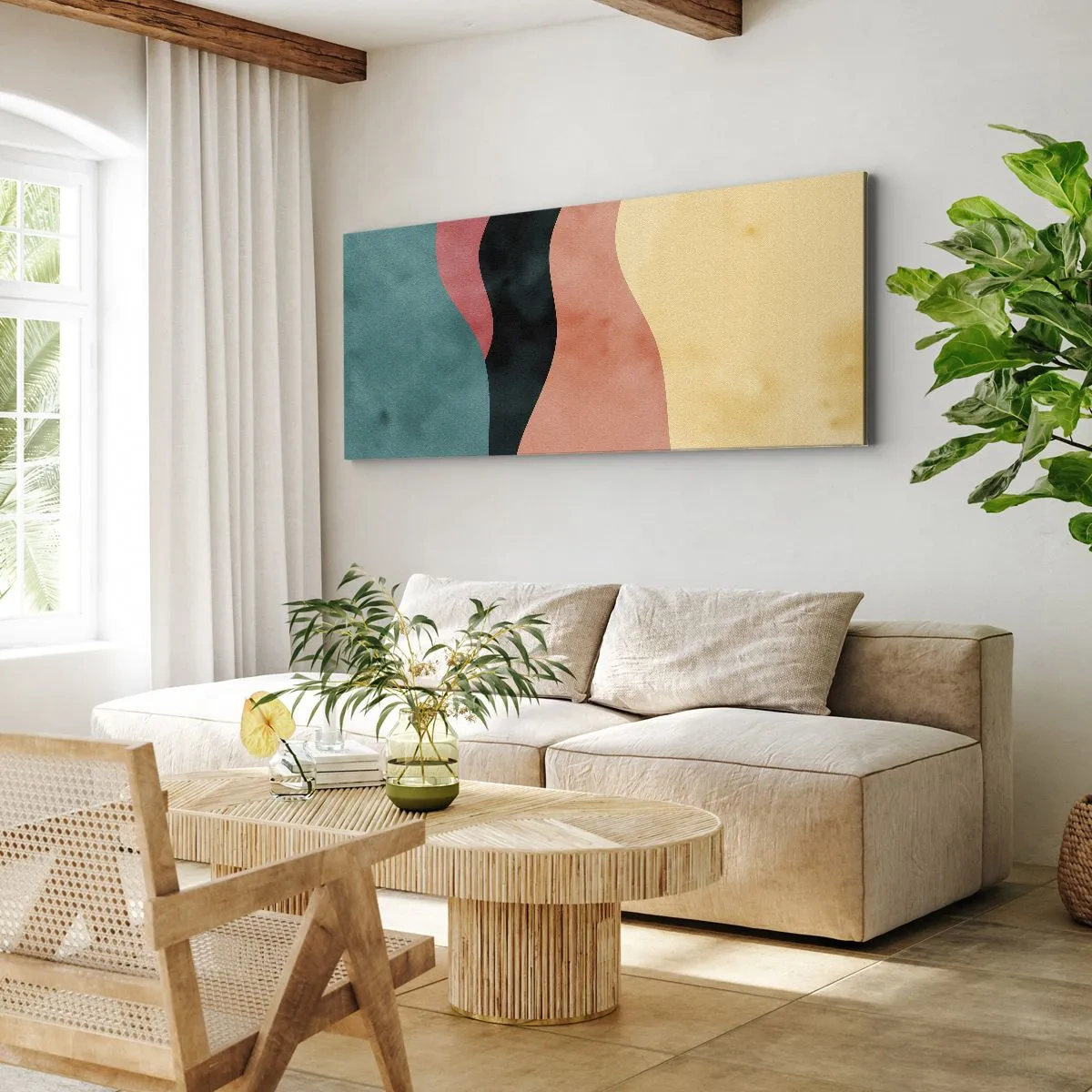 Obraz na plátne - Kompatibilný nesúlad - 160x50 cm