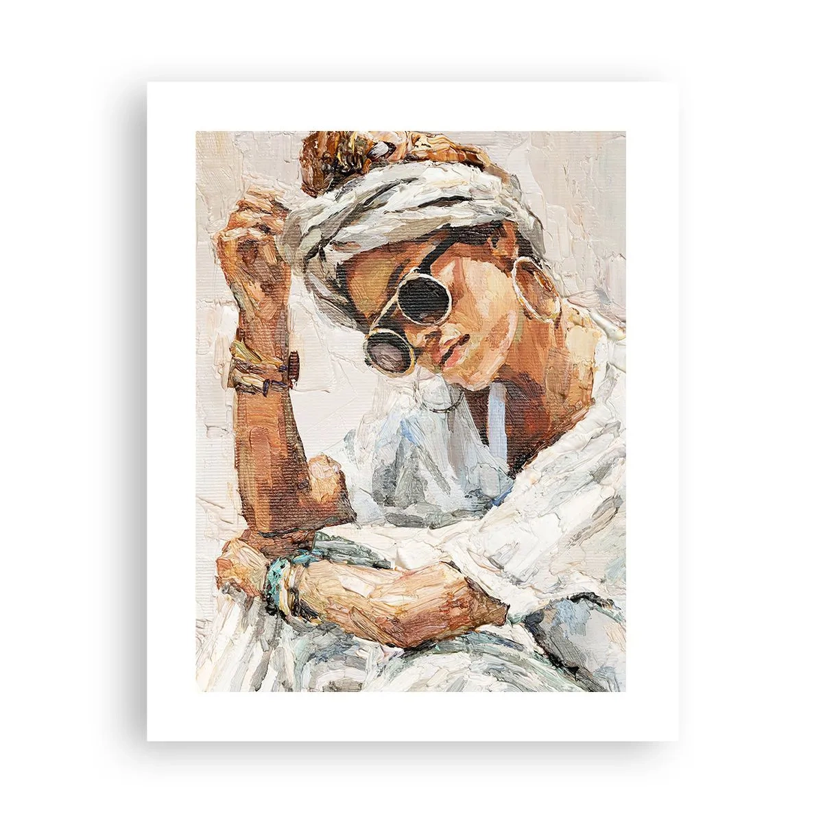 Plagát - Portrét v plnom slnku - 40x50 cm
