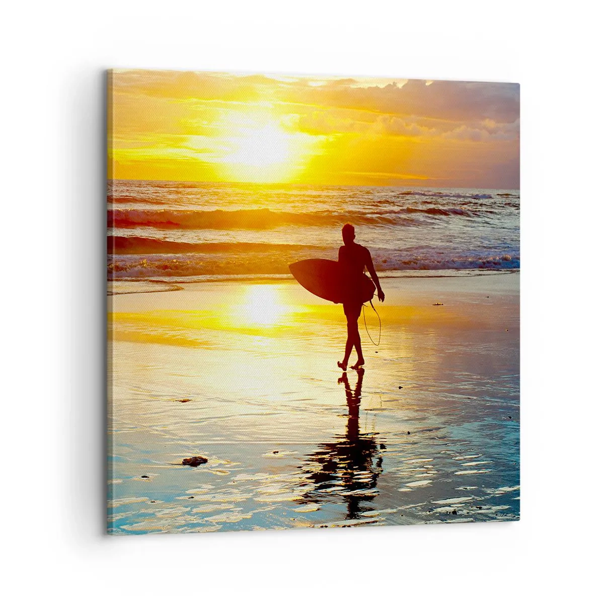 Obraz na plátne - Návrat bojovníka - 60x60 cm