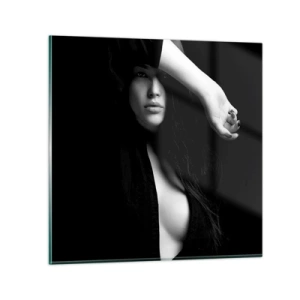 Obraz na skle - Škola zvádzania - 50x50 cm