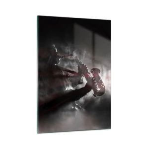 Obraz na skle - V oparoch jazzu - 50x70 cm