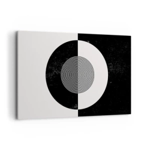 Obraz na plátne - Harmónia v čiernej a bielej - 120x80 cm