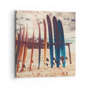 Obraz na plátne - Dobrú noc, tak zajtra. - 70x70 cm