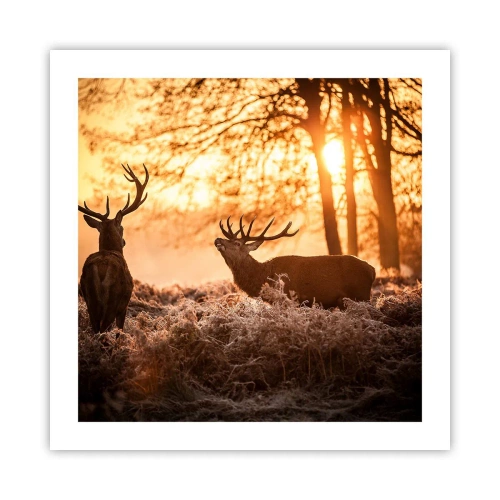 Plagát - Sen poľovníka - 50x50 cm