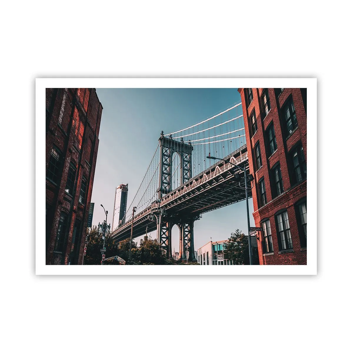 Plagát - Nad vlnami mesta - 100x70 cm