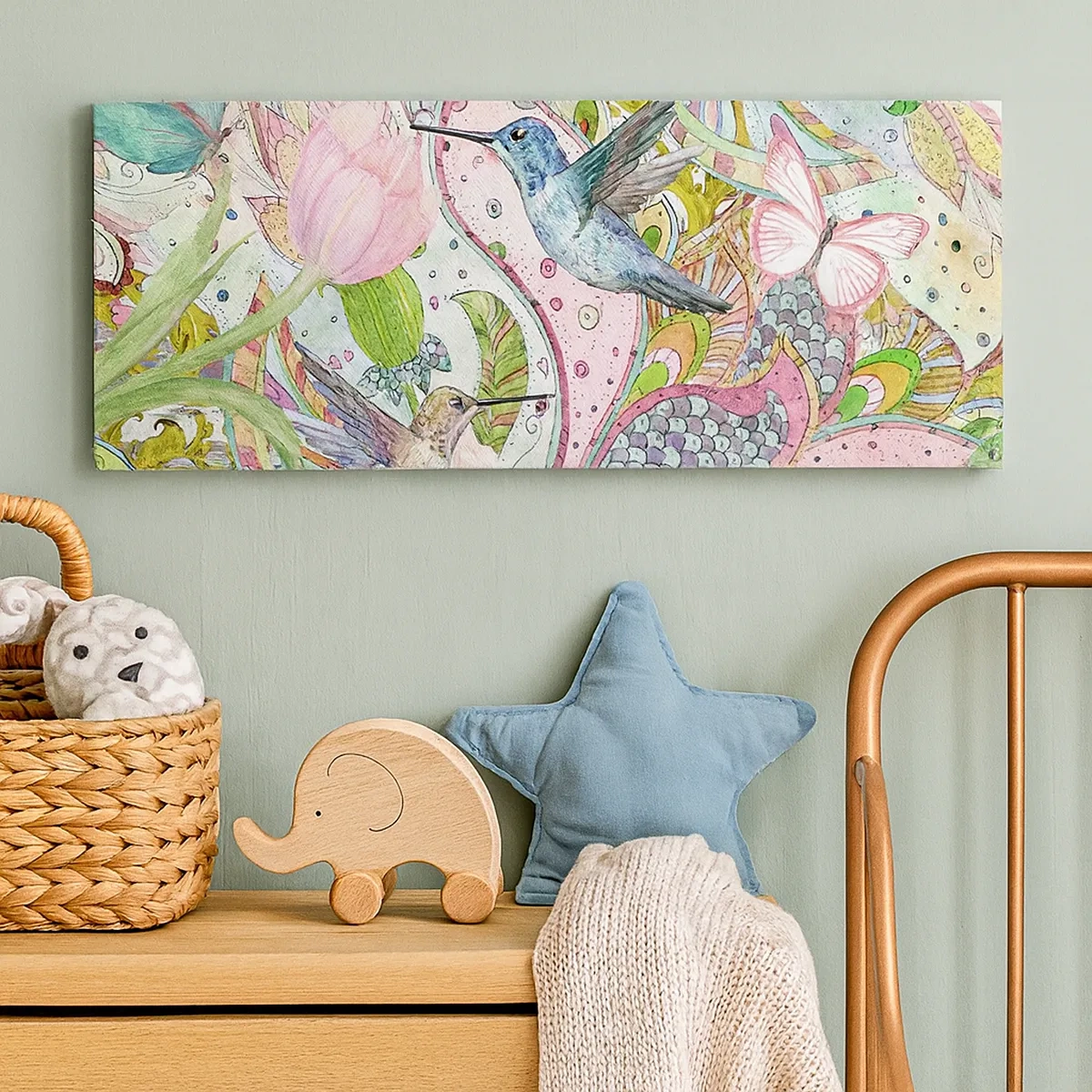 Obraz na plátne - Zamotané do lián - 30x30 cm