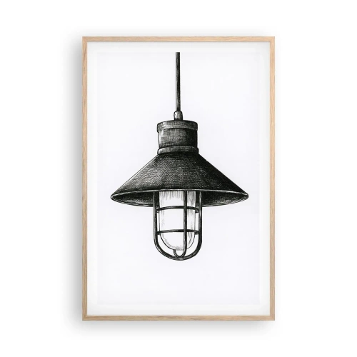 Plagát v ráme zo svetlého duba - Ako pred rokmi… - 61x91 cm