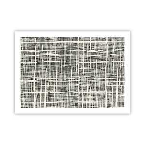 Plagát - Tkaná kompozícia - 70x50 cm