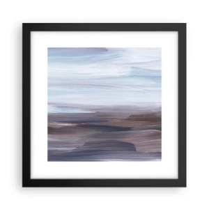 Plagát v čiernom ráme - Živly: voda - 30x30 cm