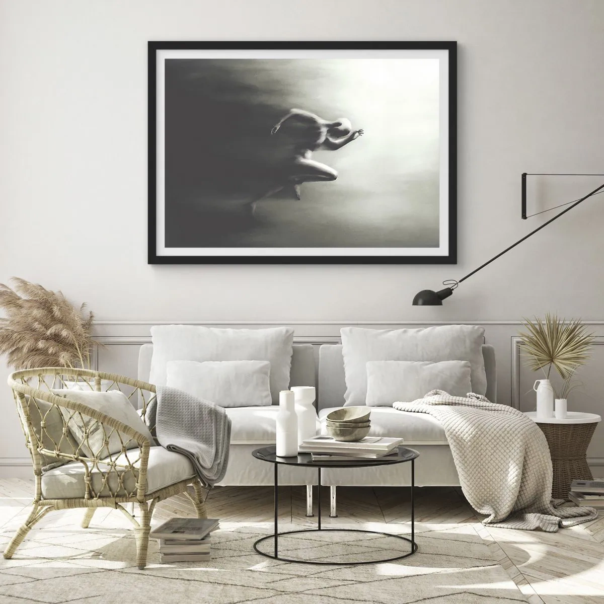 Plagát v čiernom ráme - Nezastaviteľný - 70x50 cm