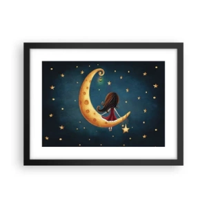 Plagát v čiernom ráme - Kedysi dávno… - 40x30 cm