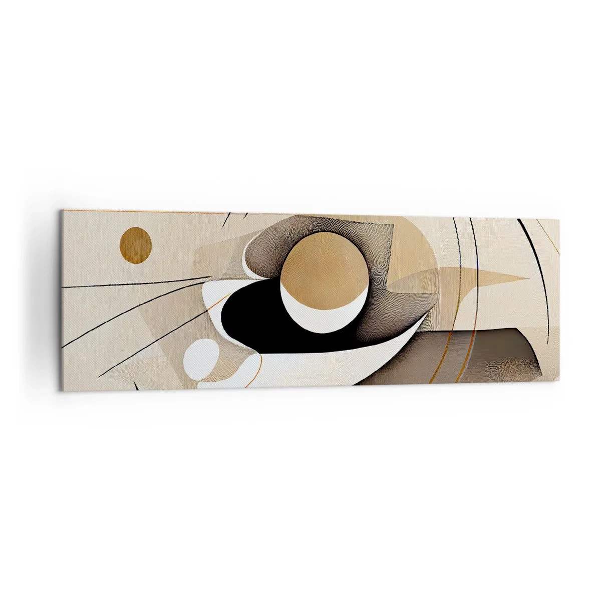 Obraz na plátne - Kompozícia: podstata vecí - 160x50 cm