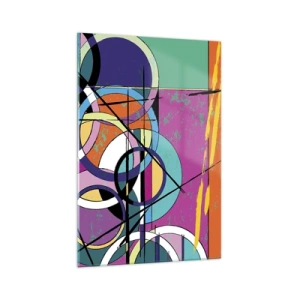 Obraz na skle - Kruh za kruhom - 70x100 cm