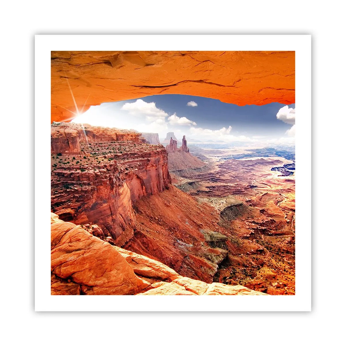 Plagát - Vytesané samotnou prírodou - 60x60 cm