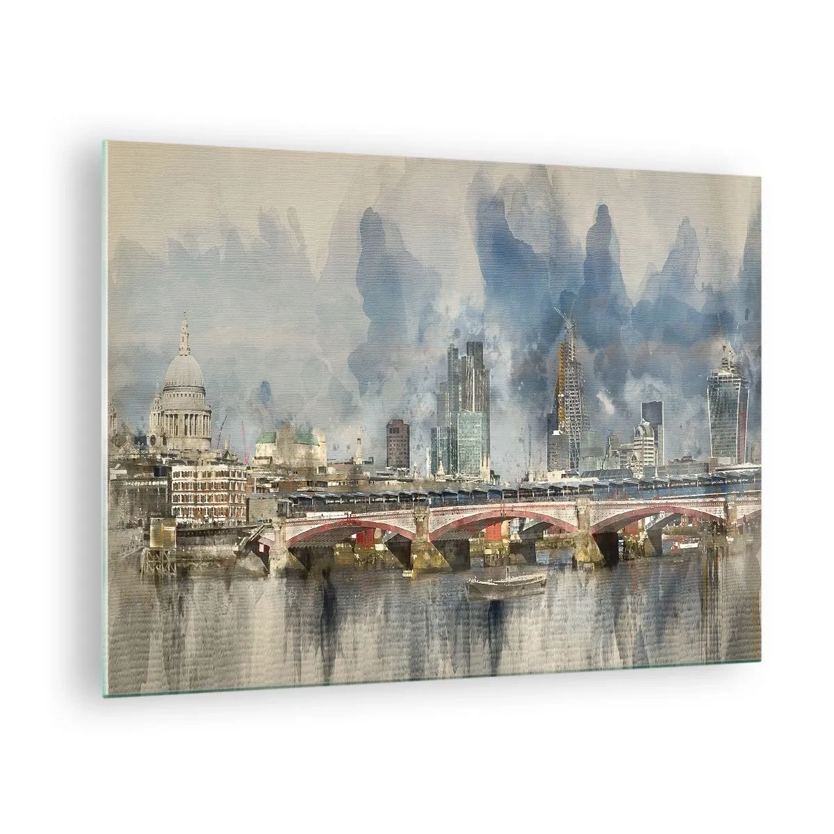 Obraz na skle - Londýn v celej svojej kráse - 70x50cm - Londýn v celej svojej kráse - Moderná nástenná dekorácia do obývacej izby a spálne ARTTOR
