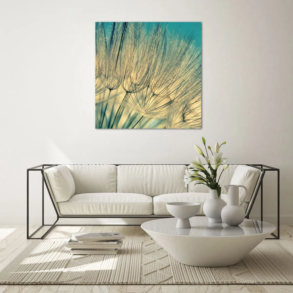 Obraz na skle - Čakanie na vietor - 70x70 cm