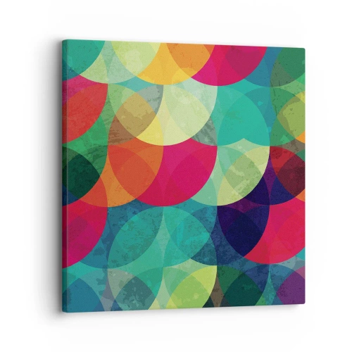 Obraz na plátne - Vstúpiť do dúhy - 30x30 cm