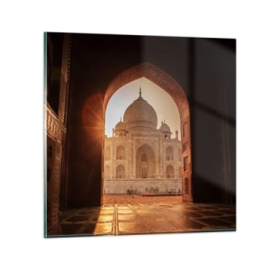 Obraz na skle - Pamätník nadpozemskej lásky - 60x60 cm