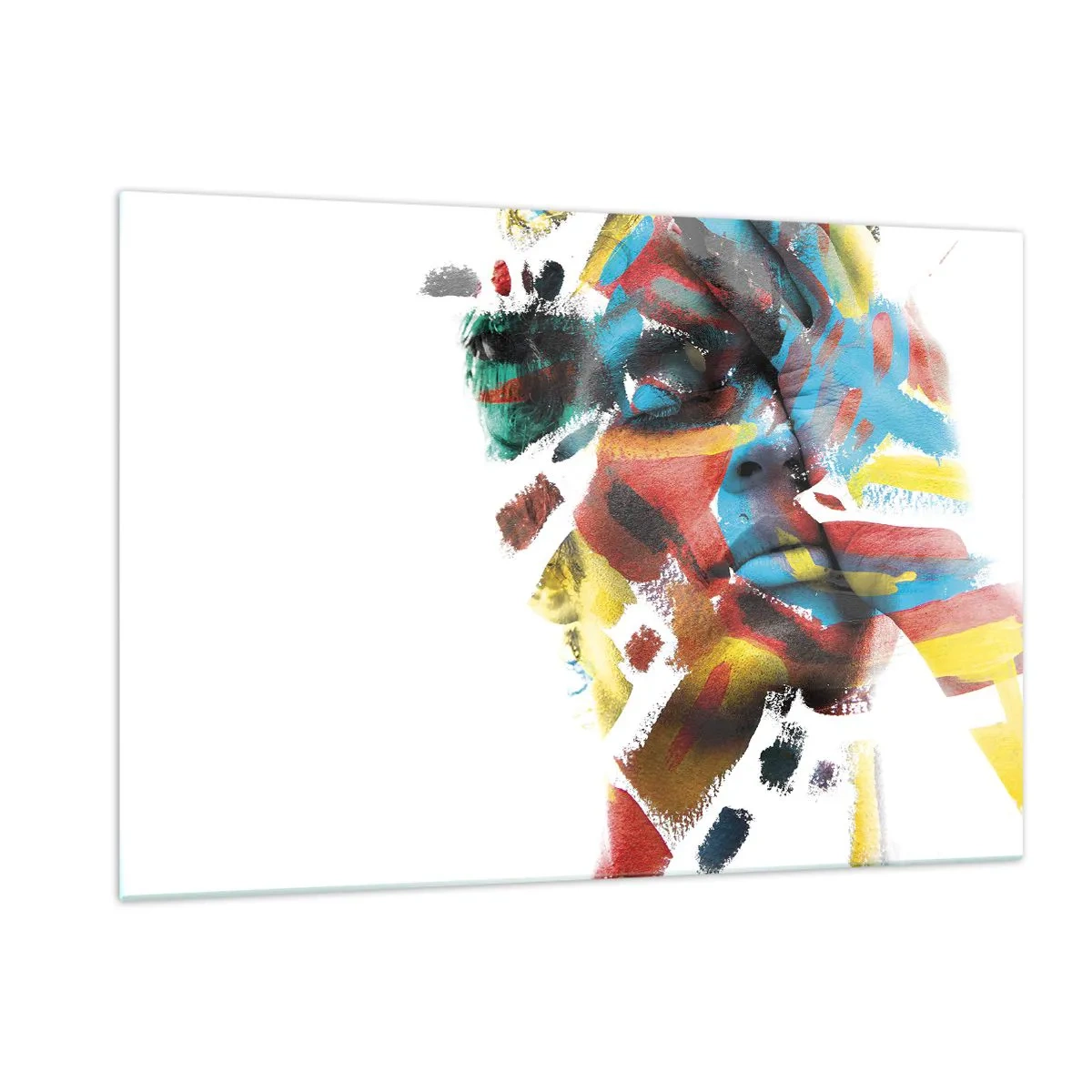Obraz na skle - Pestrá osobnosť - 120x80 cm