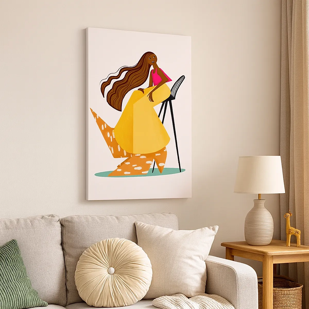 Obraz na plátne - Móda je tiež zábava - 50x70 cm