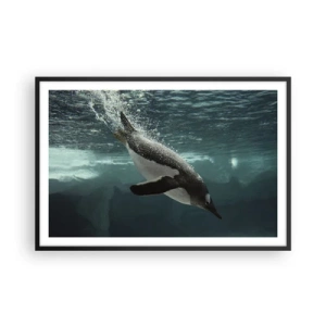 Plagát v čiernom ráme - Vitajte v mojom svete - 91x61 cm