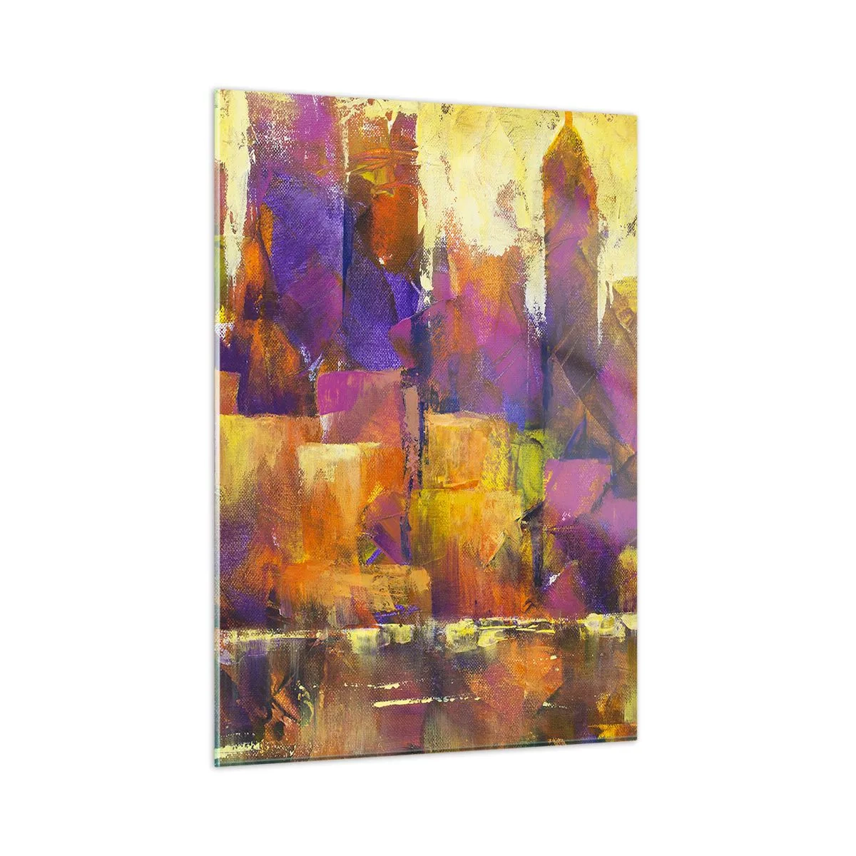 Obraz na skle - Metropolitná kompozícia - 50x70 cm