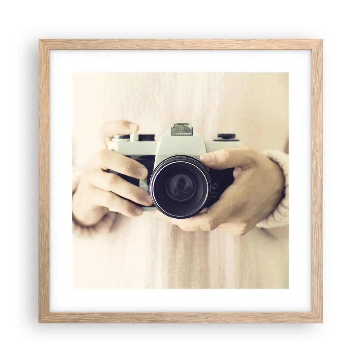 Plagát v ráme zo svetlého duba - Pre viac informácií… - 40x40 cm