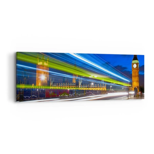 Obraz na plátne - Pod dohľadom Big Bena - 90x30 cm