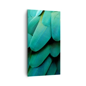 Obraz na plátne - Presnosť papagájovej povahy - 55x100 cm