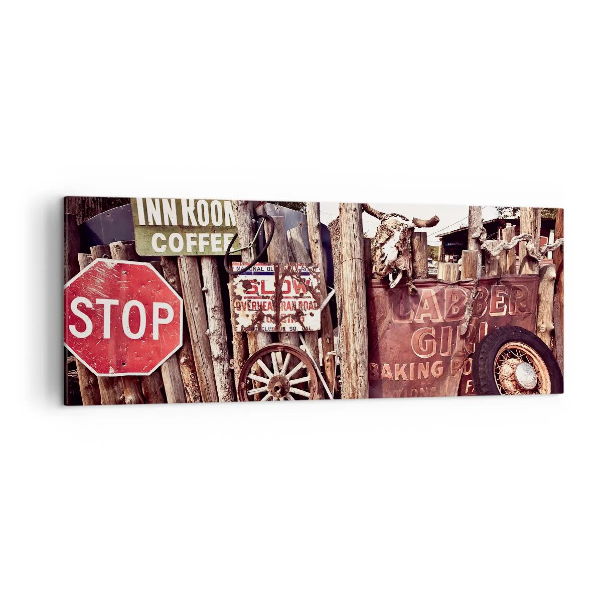 Obraz na plátne - A čas sa zastavil - 140x50 cm