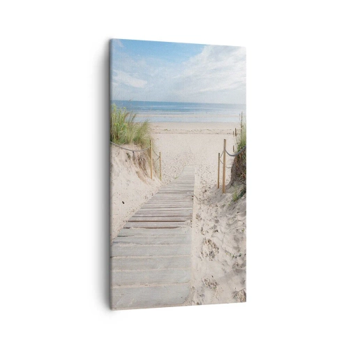 Obraz na plátne - Až oko dovidí - 45x80 cm