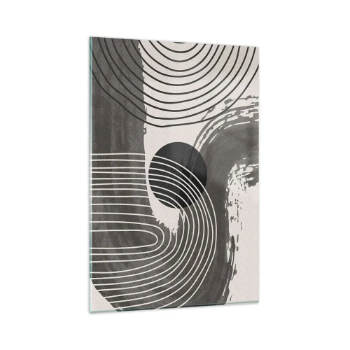 Obraz na skle - Ovál víťazí - 80x120 cm