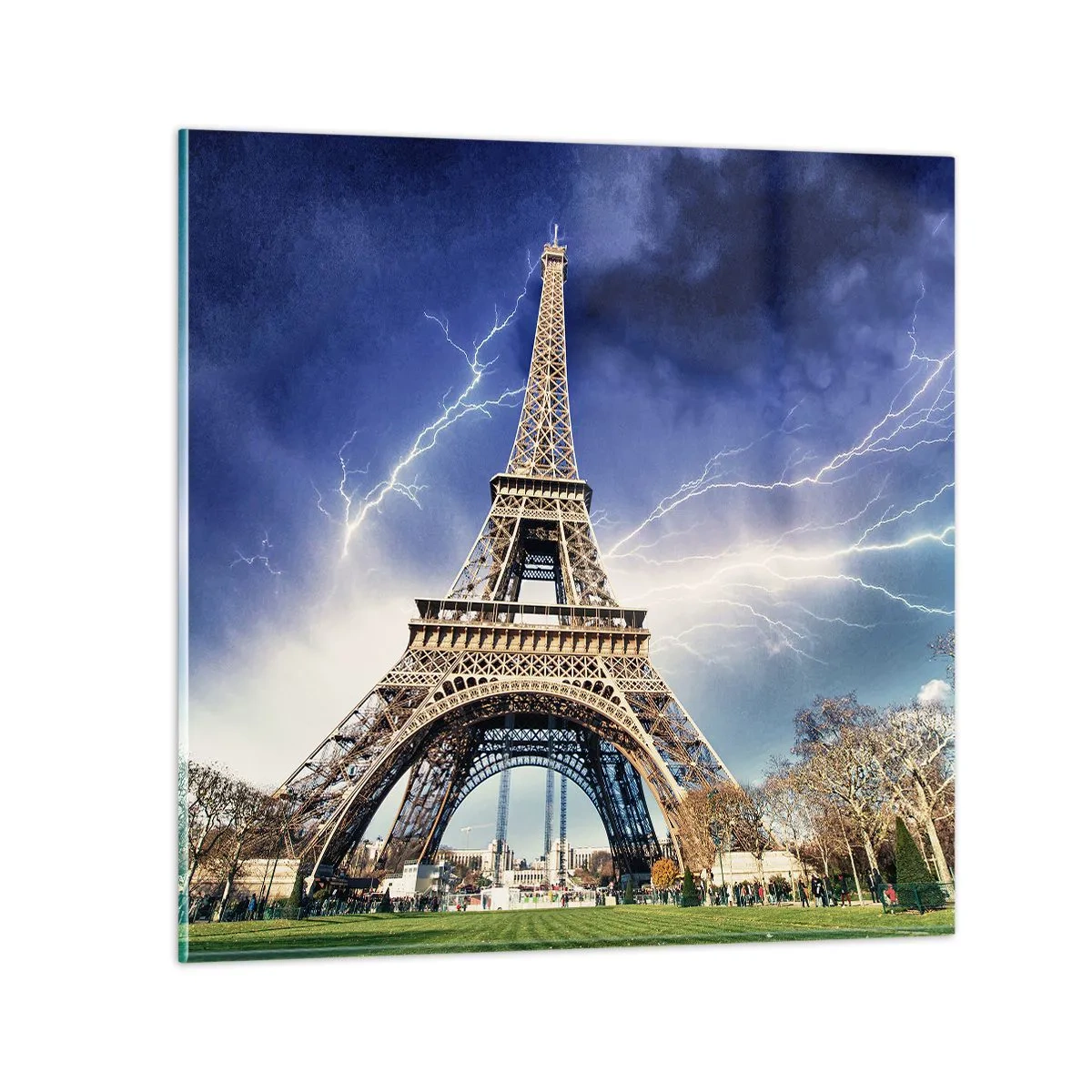 Obraz na skle - Vládkyňa búrok - 70x70 cm