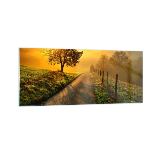 Obraz na skle - Medové popoludnie - 100x40 cm