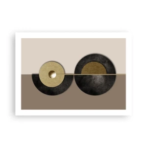 Plagát - Variácie okolo kruhu - 70x50 cm